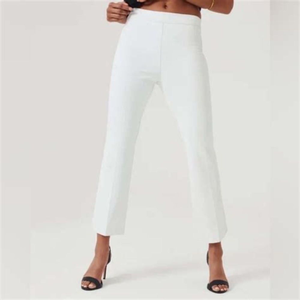 Spanx White On The Go Kick Flare Pants